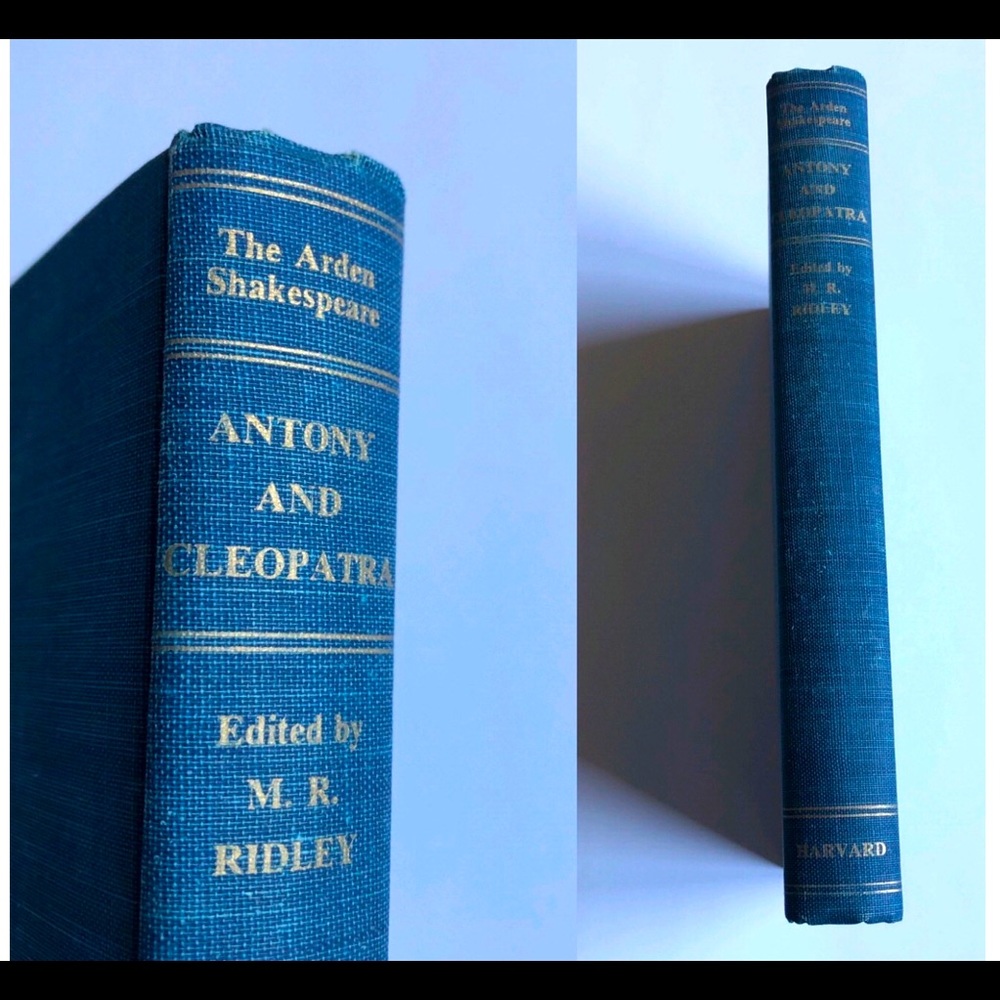ANTONY AND CLEOPATRA 9th Ed THE ARDEN SHAKESPEARE 1956 Vintage Book